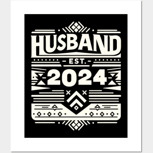 Husband Est. 2024 Posters and Art